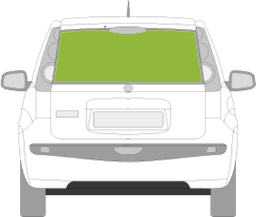 Afbeelding van Achterruit Nissan Note (2006-2010)