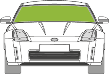 Afbeelding van Voorruit Nissan 350Z (geen antenne)