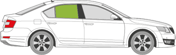 Afbeelding van Zijruit rechts Skoda Octavia 5 deurs