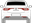 Afbeelding van Achterruit Renault Talisman sedan (DONKERE RUIT) 