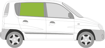 Afbeelding van Zijruit rechts Hyundai Atos
