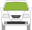 Afbeelding van Voorruit Hyundai Atos met zonneband