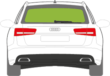 Afbeelding van Achterruit Audi A6 Avant 