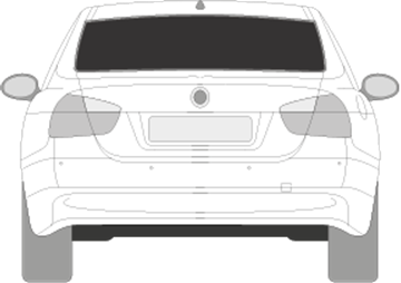 Afbeelding van Achterruit BMW 3-serie sedan (DONKERE RUIT)