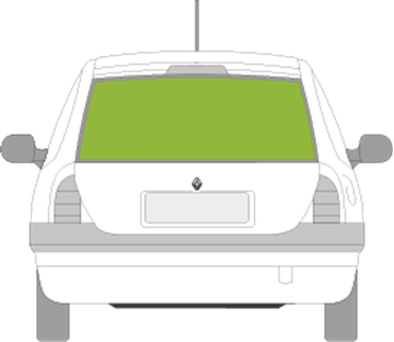Afbeelding van Achterruit Renault Clio 5 deurs