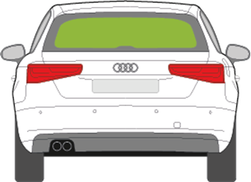 Afbeelding van Achterruit Audi A3 5 deurs