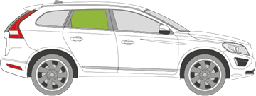 Afbeelding van Zijruit rechts Volvo XC60