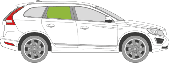 Afbeelding van Zijruit rechts Volvo XC60