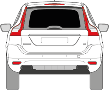 Afbeelding van Achterruit Volvo XC60 (DONKERE RUIT)