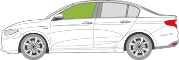 Afbeelding van Zijruit links Fiat Tipo sedan