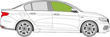 Afbeelding van Zijruit rechts Fiat Tipo sedan
