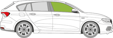 Afbeelding van Zijruit rechts Fiat Tipo break
