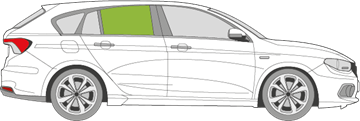 Afbeelding van Zijruit rechts Fiat Tipo break