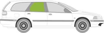 Afbeelding van Zijruit rechts Volvo V40 