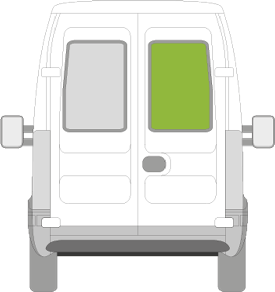 Afbeelding van Achterruit rechts Iveco Daily HOOG