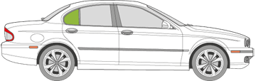 Afbeelding van Zijruit rechts Jaguar X-Type