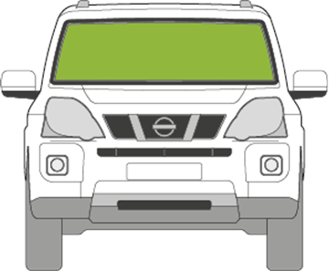 Afbeelding van Voorruit Nissan X-Trail 2007-2010 sensor