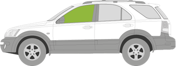 Afbeelding van Zijruit links Kia Sorento