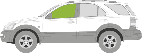 Afbeelding van Zijruit links Kia Sorento