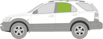 Afbeelding van Zijruit links Kia Sorento