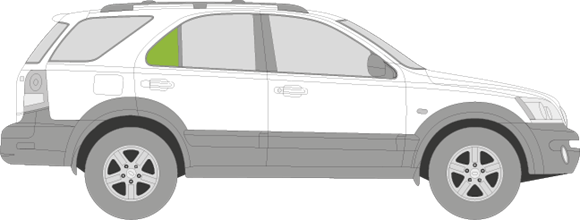 Afbeelding van Zijruit rechts Kia Sorento