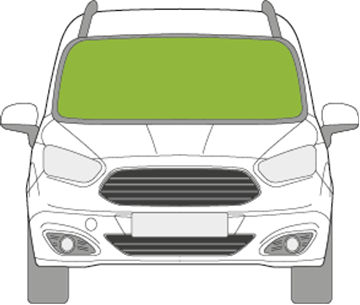 Afbeelding van Voorruit Ford Transit Courier schuifspiegel sensor EMS verwarmd