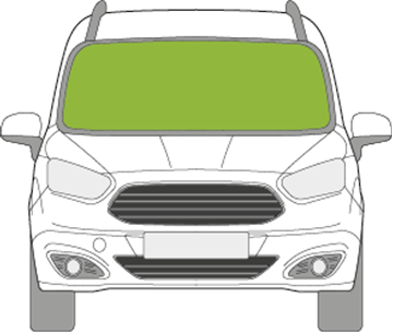Afbeelding van Voorruit Ford Transit Courier draaispiegel sensor EMS verwarmd