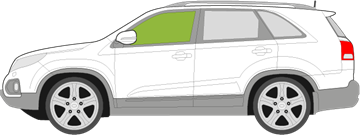 Afbeelding van Zijruit links Kia Sorento 