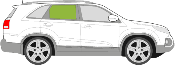 Afbeelding van Zijruit rechts Kia Sorento 