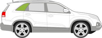 Afbeelding van Zijruit rechts Kia Sorento 