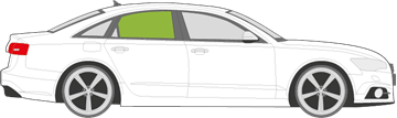 Afbeelding van Zijruit rechts Audi A6 sedan 