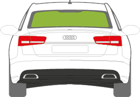Afbeelding van Achterruit Audi A6 sedan 