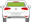 Afbeelding van Achterruit VW Golf 5-deurs AM/FM radio