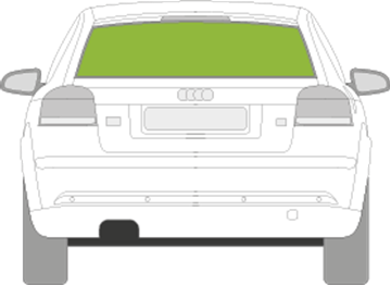 Afbeelding van Achterruit Audi A3 3 deurs 