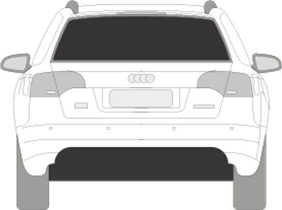 Afbeelding van Achterruit Audi A4 Avant (DONKERE RUIT)