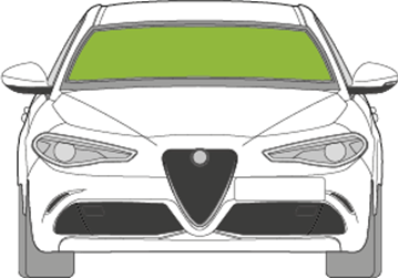 Afbeelding van Voorruit Alfa Romeo Giulia sensor camera