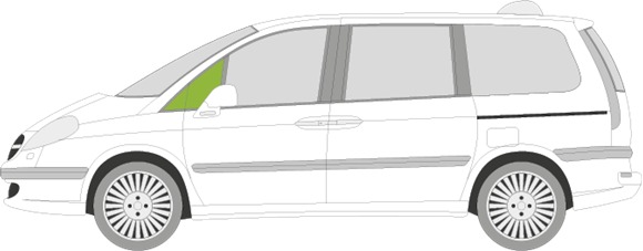 Afbeelding van Zijruit links Citroën C8 