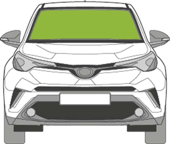 Afbeelding van Voorruit Toyota C-HR sensor camera