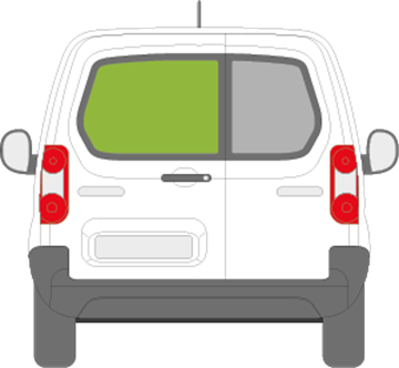Afbeelding van Achterruit links Citroën Berlingo