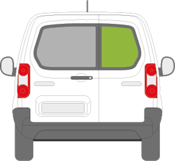Afbeelding van Achterruit rechts Citroën Berlingo