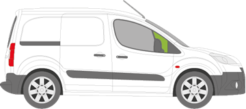 Afbeelding van Zijruit rechts Citroën Berlingo