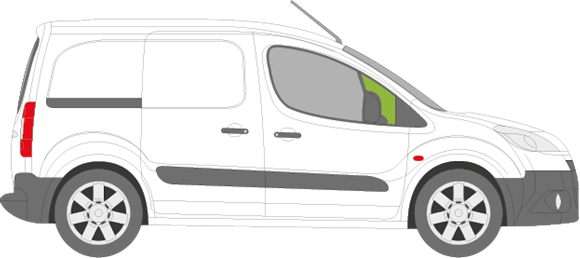 Afbeelding van Zijruit rechts Citroën Berlingo
