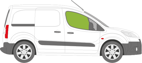 Afbeelding van Zijruit rechts Citroën Berlingo