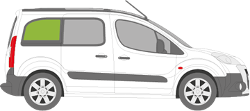 Afbeelding van Zijruit rechts Citroën Berlingo 