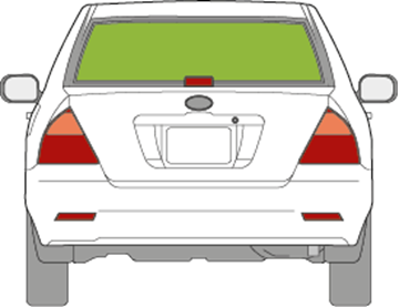 Afbeelding van Achterruit Toyota Corolla sedan