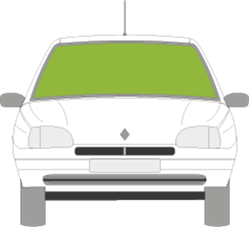 Afbeelding van Voorruit Renault Clio 5 deurs getint