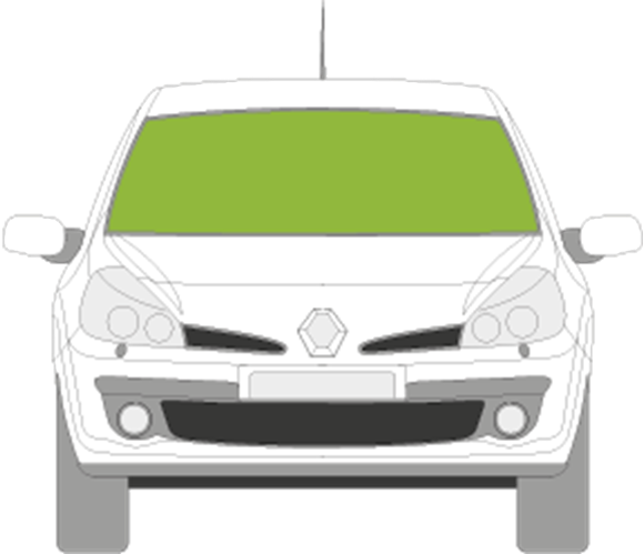 Afbeelding van Voorruit Renault Clio 3 deurs sensor