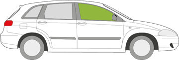 Afbeelding van Zijruit rechts Fiat Croma 