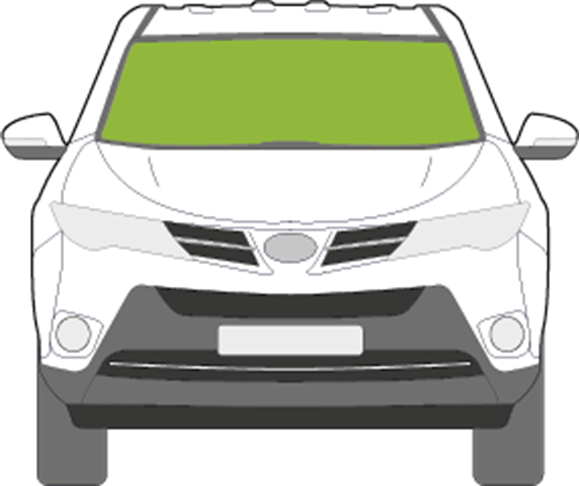 Afbeelding van Voorruit Toyota RAV4 sensor verwarmd 2013-2015