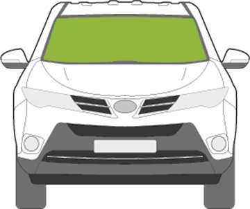 Afbeelding van Voorruit Toyota RAV4 sensor camera verwarmd 2013-2015